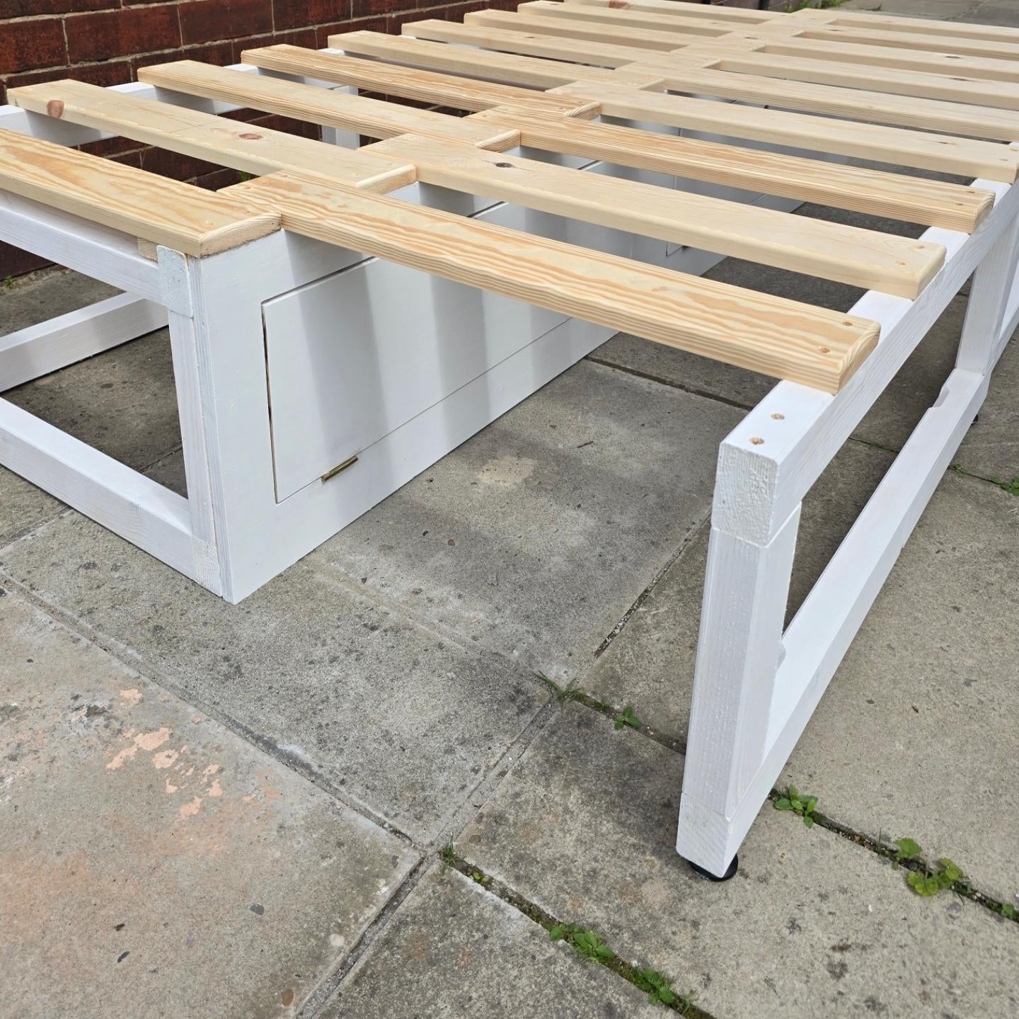 Pull Out Bed with boarding & Cupboard doors