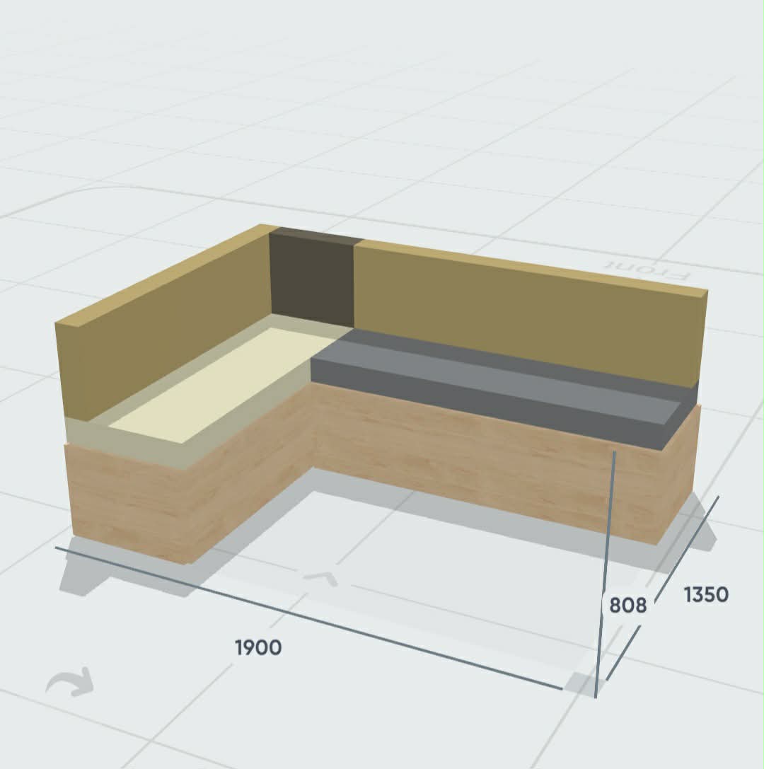 Bespoke L-Shape & Cushions
