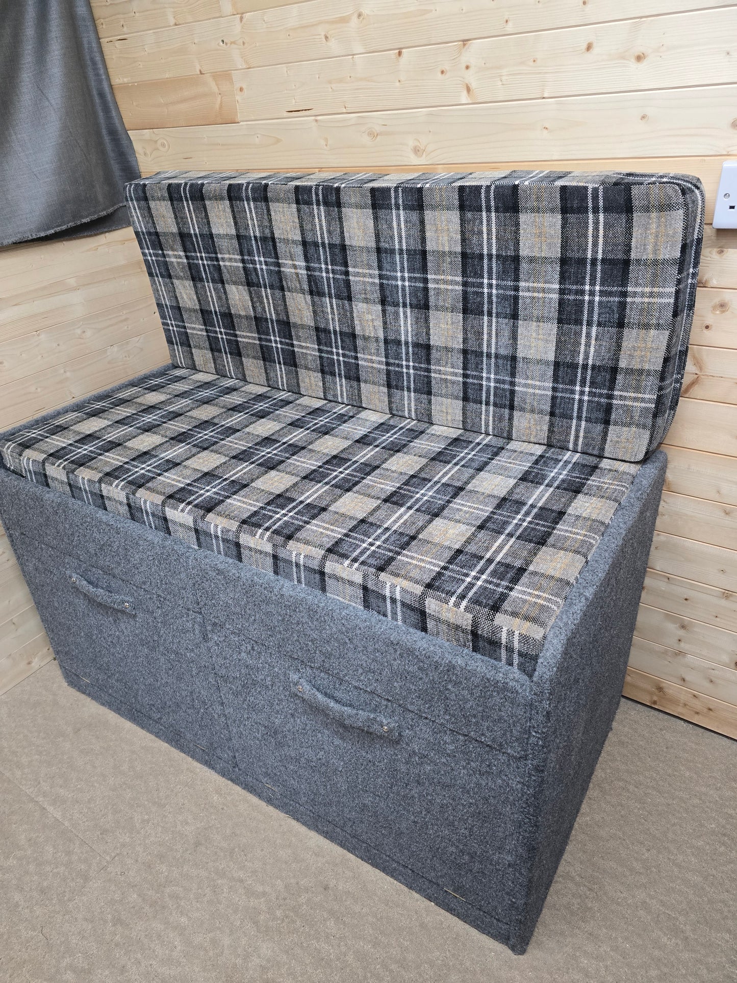 Pull-Out Carpeted Van / Camper Bed with Mattress