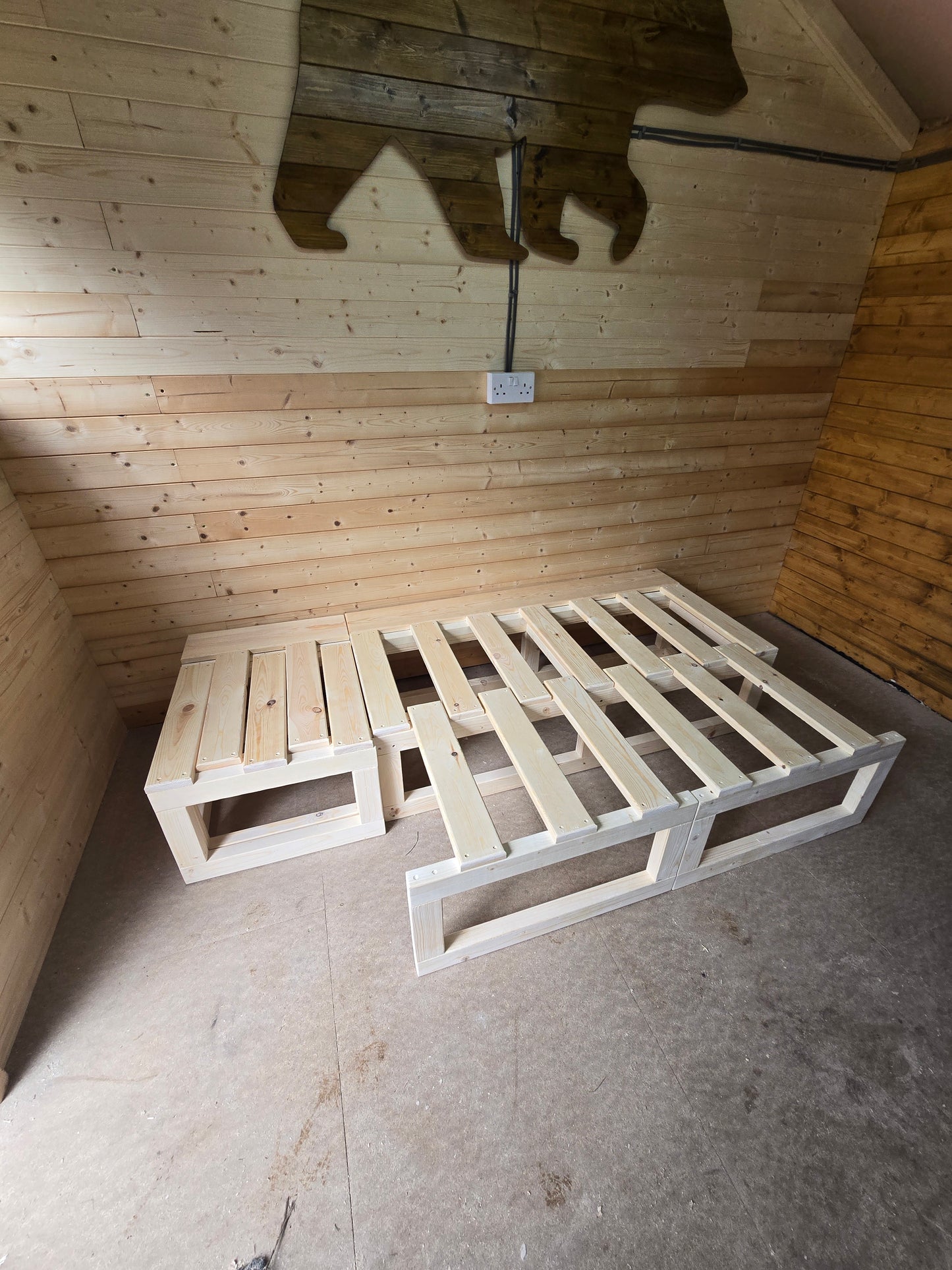 3 Section Pull-Out Bed - Split into 2 Boxes