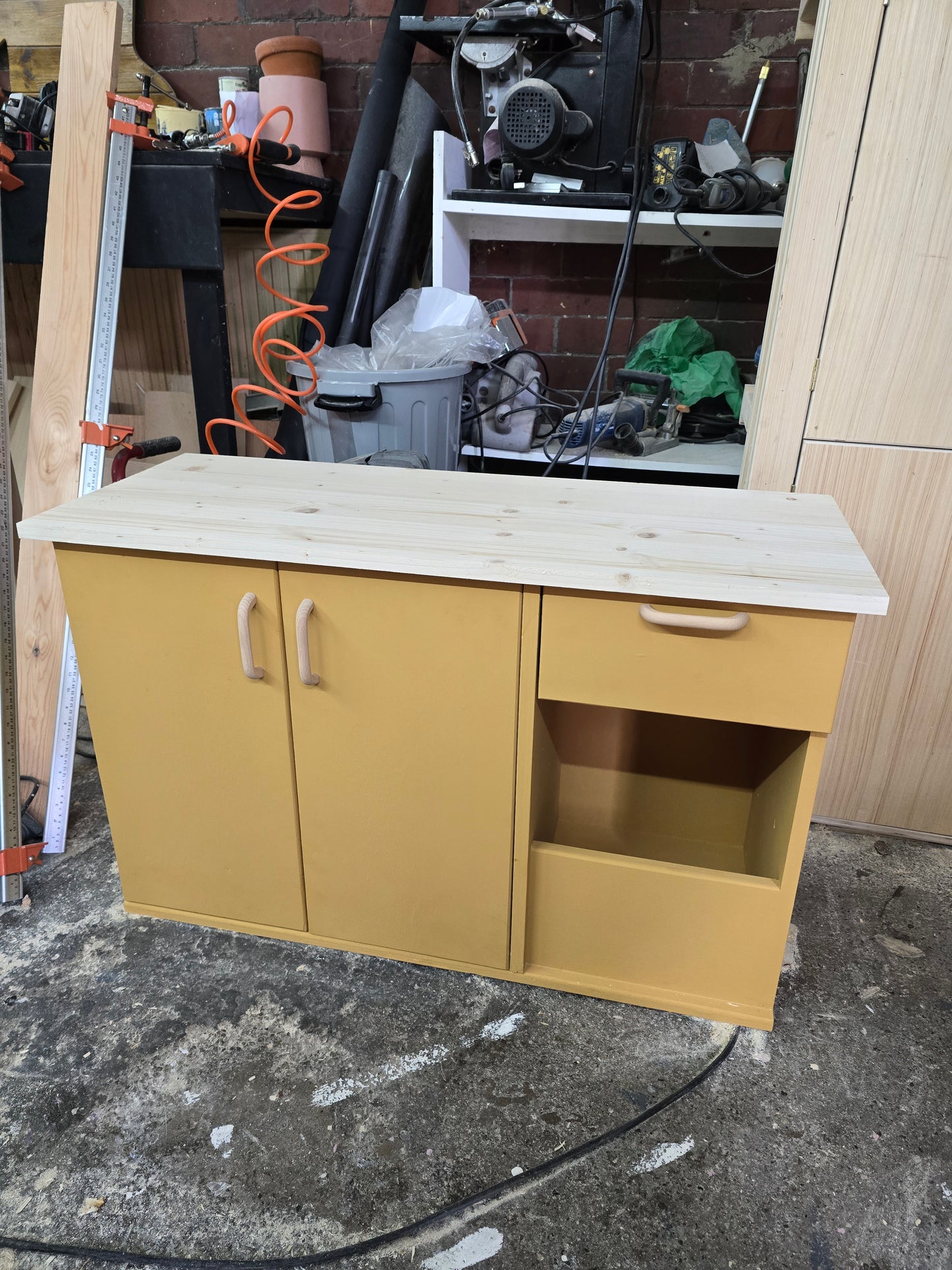 Ply Kitchen Unit with cupboard and shelves for Vans, Campers, Boats and Homes.