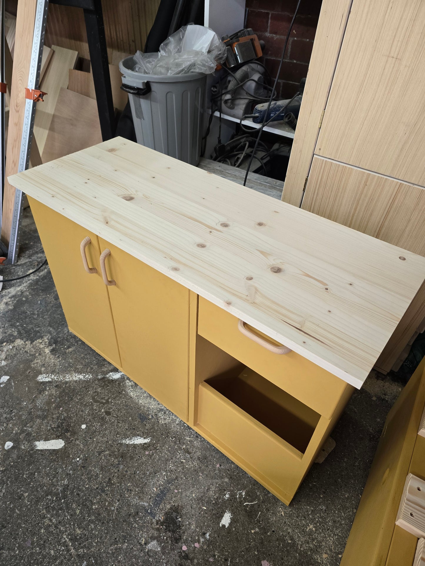 Ply Kitchen Unit with cupboard and shelves for Vans, Campers, Boats and Homes.