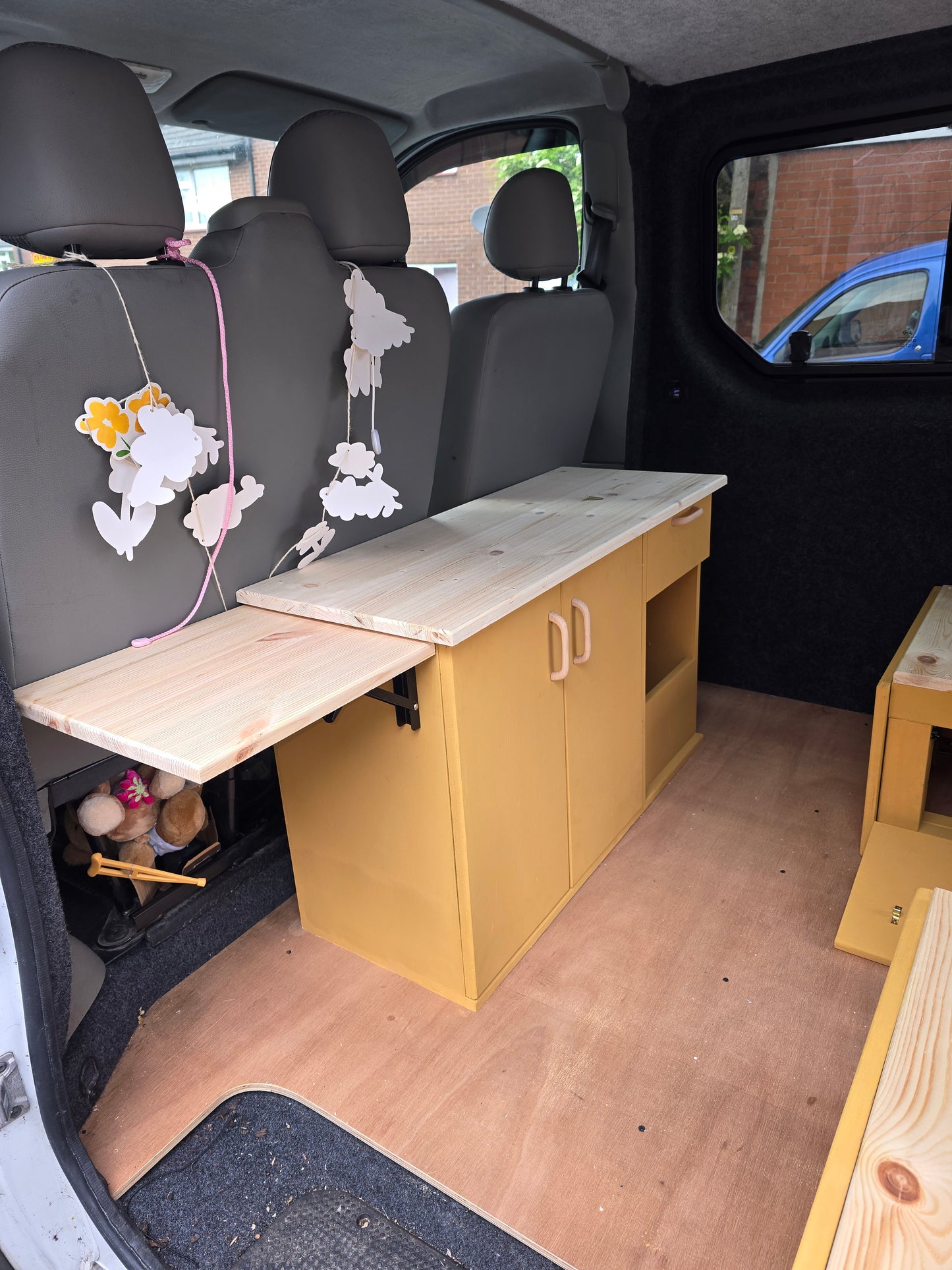 Ply Kitchen Unit with cupboard and shelves for Vans, Campers, Boats and Homes.