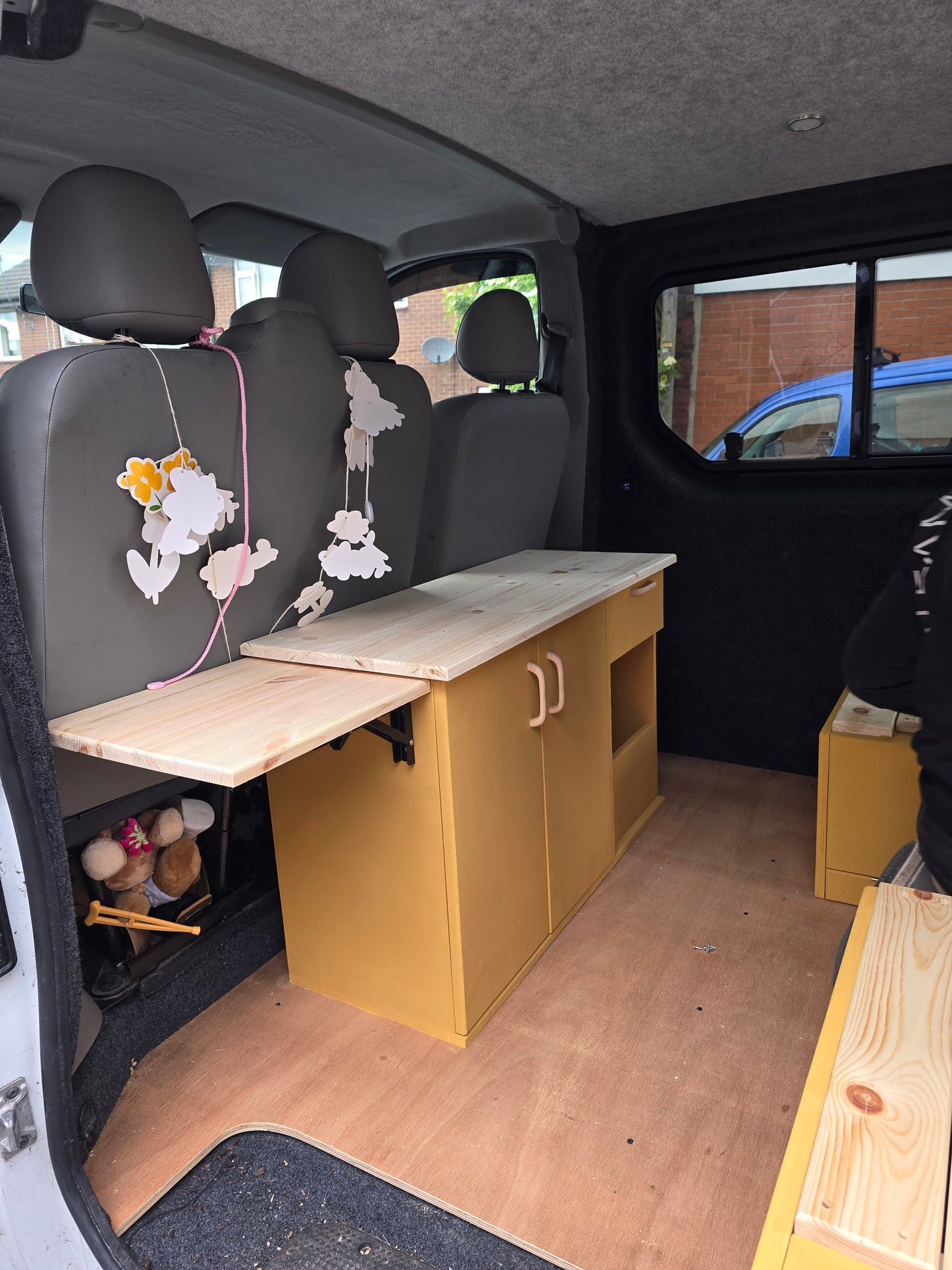 Ply Kitchen Unit with cupboard and shelves for Vans, Campers, Boats and Homes.