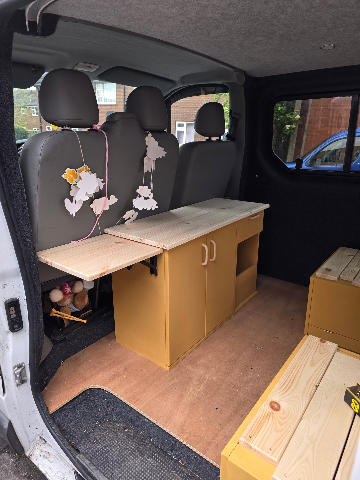 Ply Kitchen Unit with cupboard and shelves for Vans, Campers, Boats and Homes.