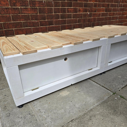 Pull Out Bed with boarding & Cupboard doors