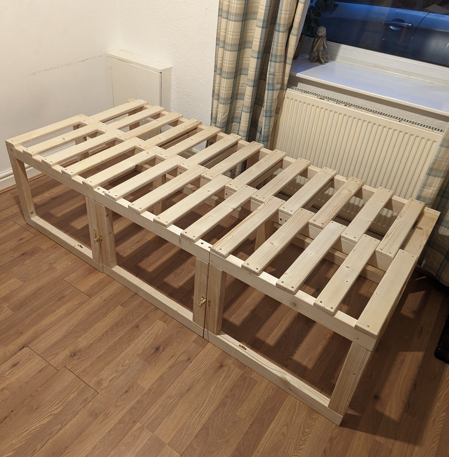 Bespoke 3 Section Pull Out Bed (Changes From Bench, To L Shape, To U Shape, To a Bed)