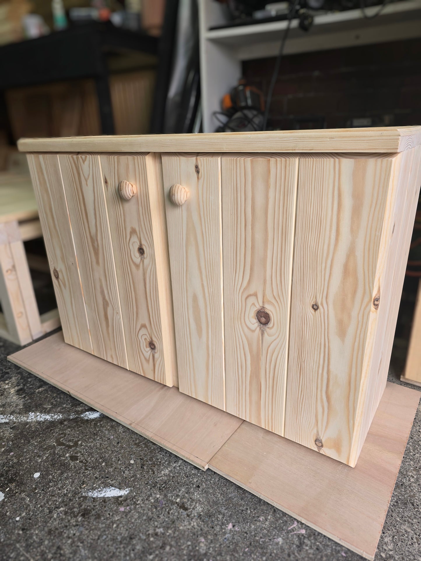 Pine Kitchen Unit for Vans, Campers, Boats and Homes.