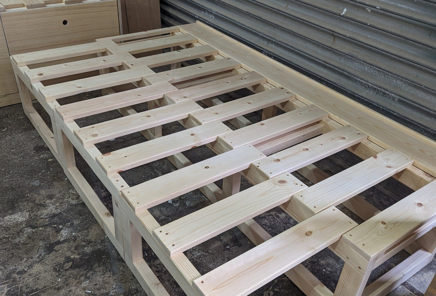 Bespoke 3 Section Pull Out Bed FRAME ONLY (Changes From Bench, To L Shape, To U Shape, To a Bed)