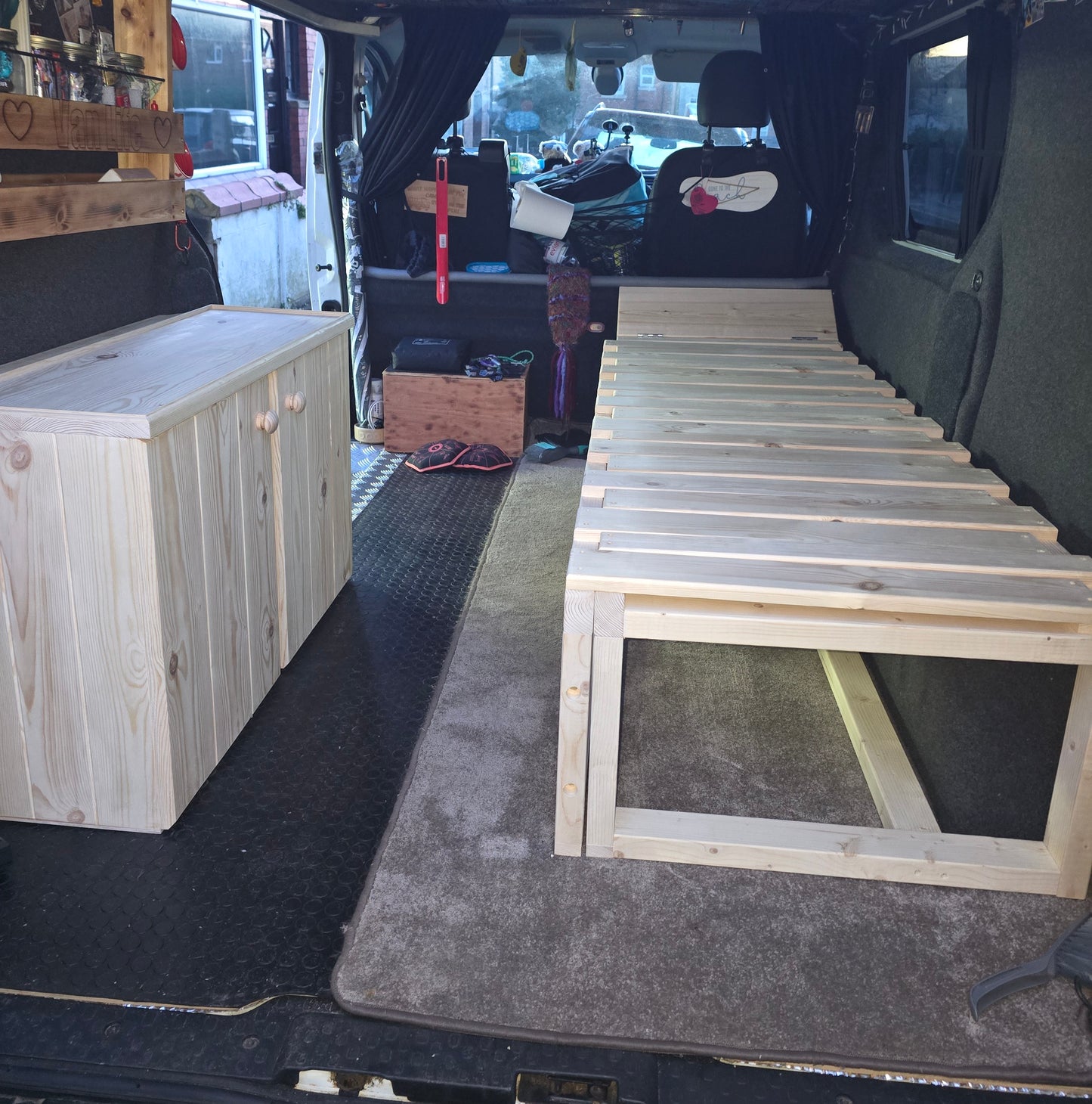 Pine Kitchen Unit for Vans, Campers, Boats and Homes.