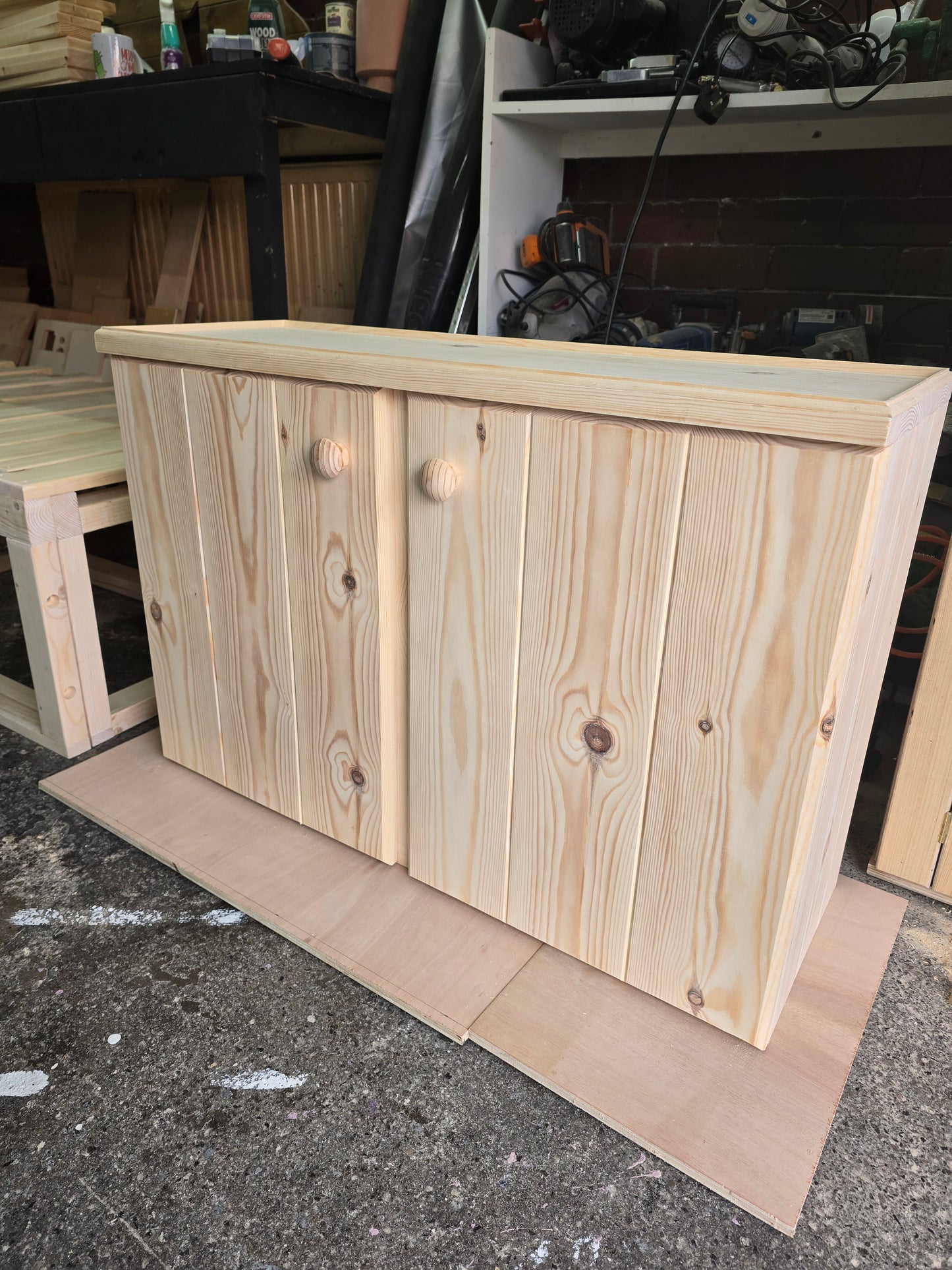 Pine Kitchen Unit for Vans, Campers, Boats and Homes.