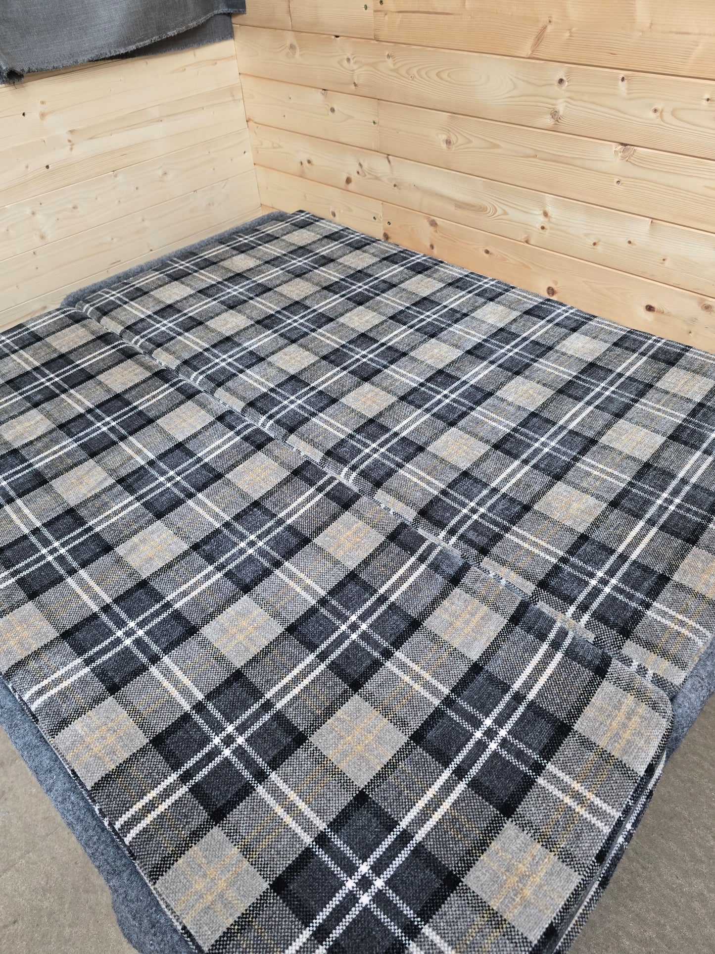 Tartan Bespoke Mattresses and cushions for Van Beds, Boats and Campers