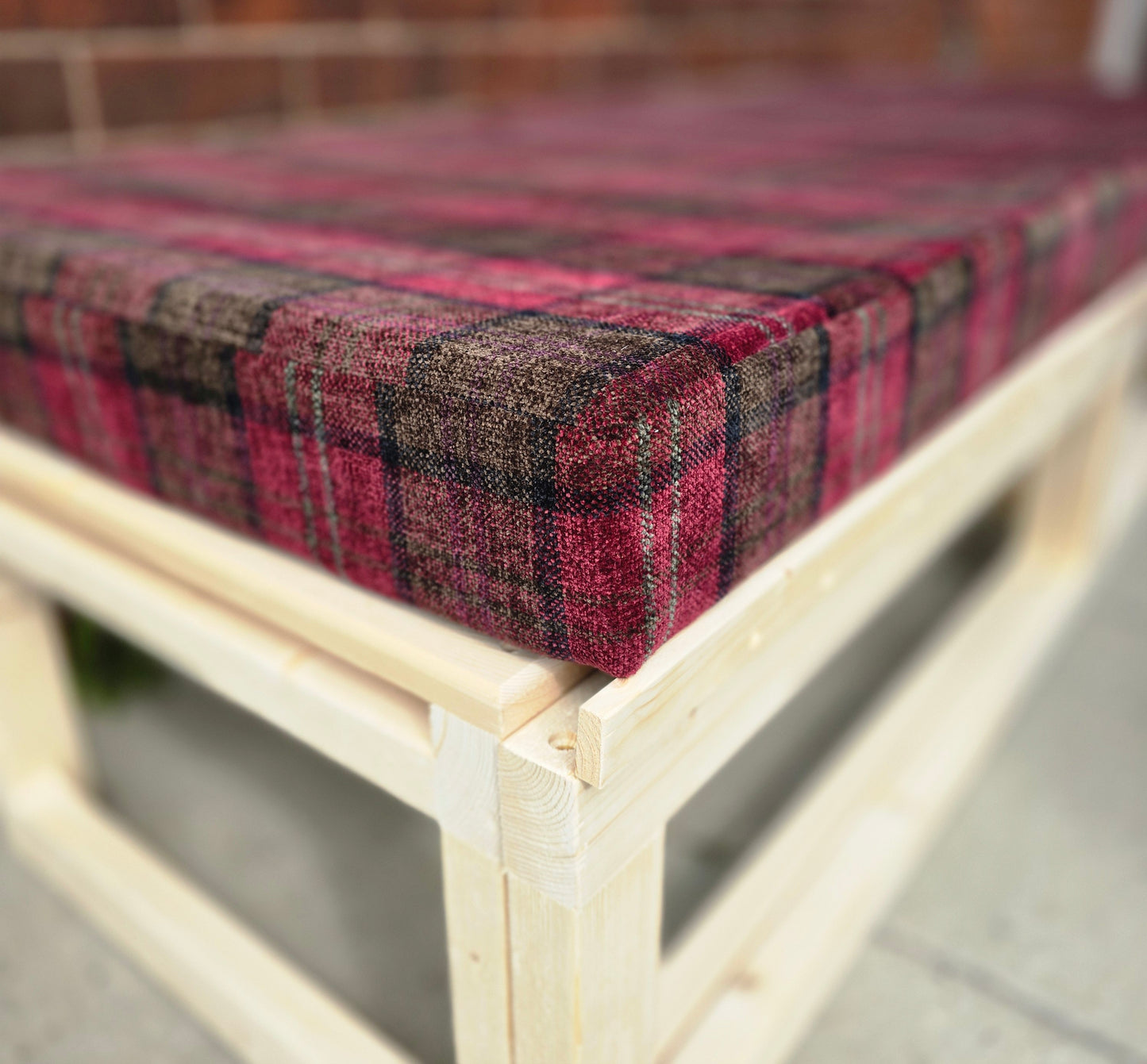 Tartan Bespoke Mattresses and cushions for Van Beds, Boats and Campers