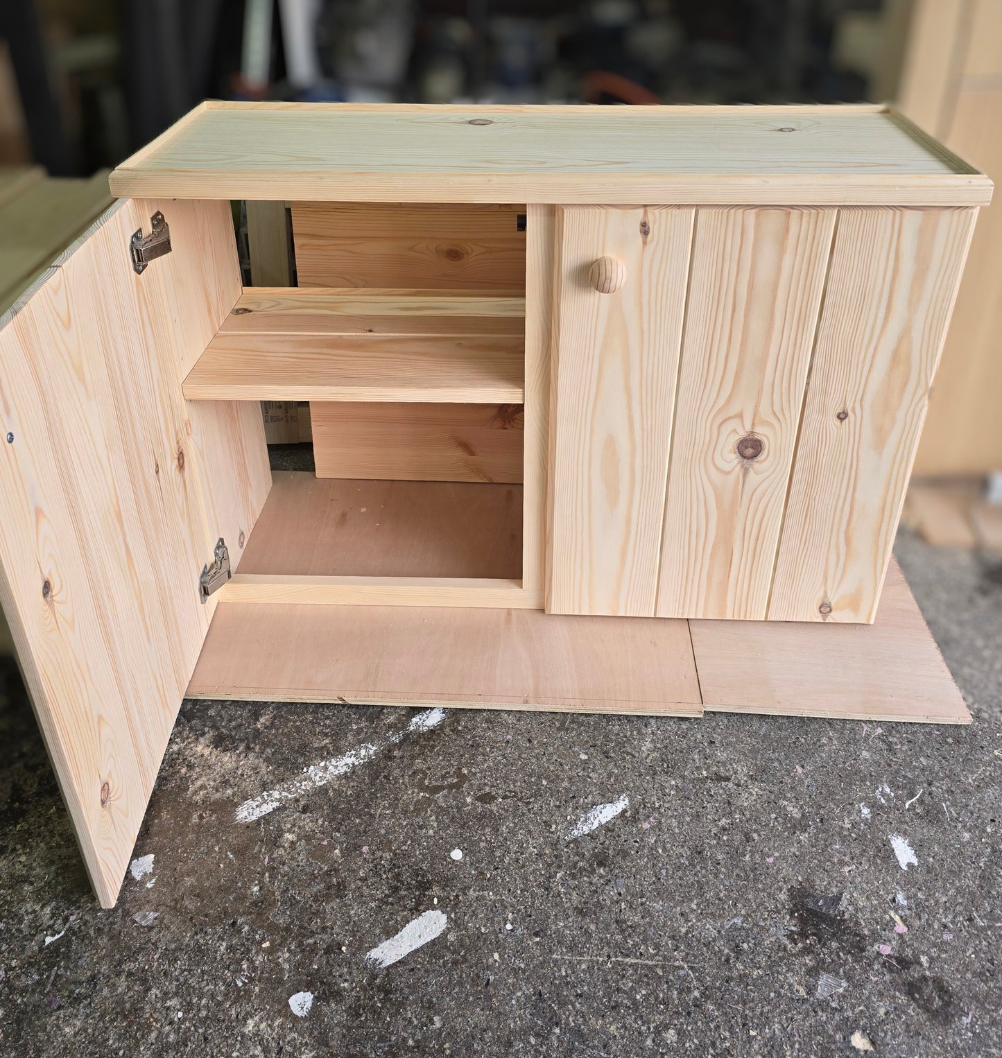 Pine Kitchen Unit for Vans, Campers, Boats and Homes.