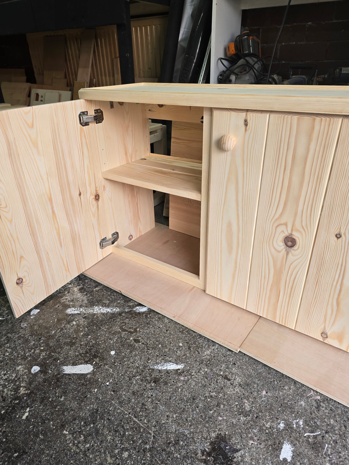 Pine Kitchen Unit for Vans, Campers, Boats and Homes.