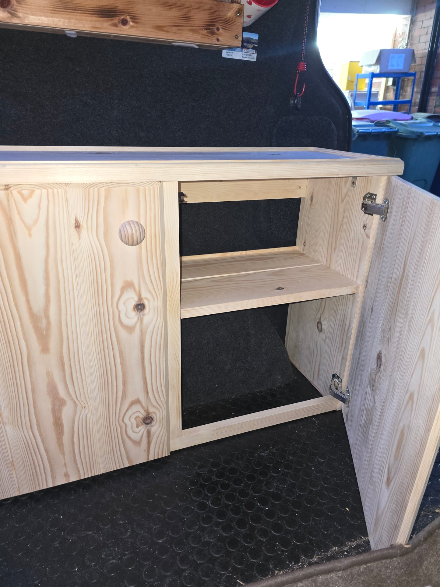 Pine Kitchen Unit for Vans, Campers, Boats and Homes.