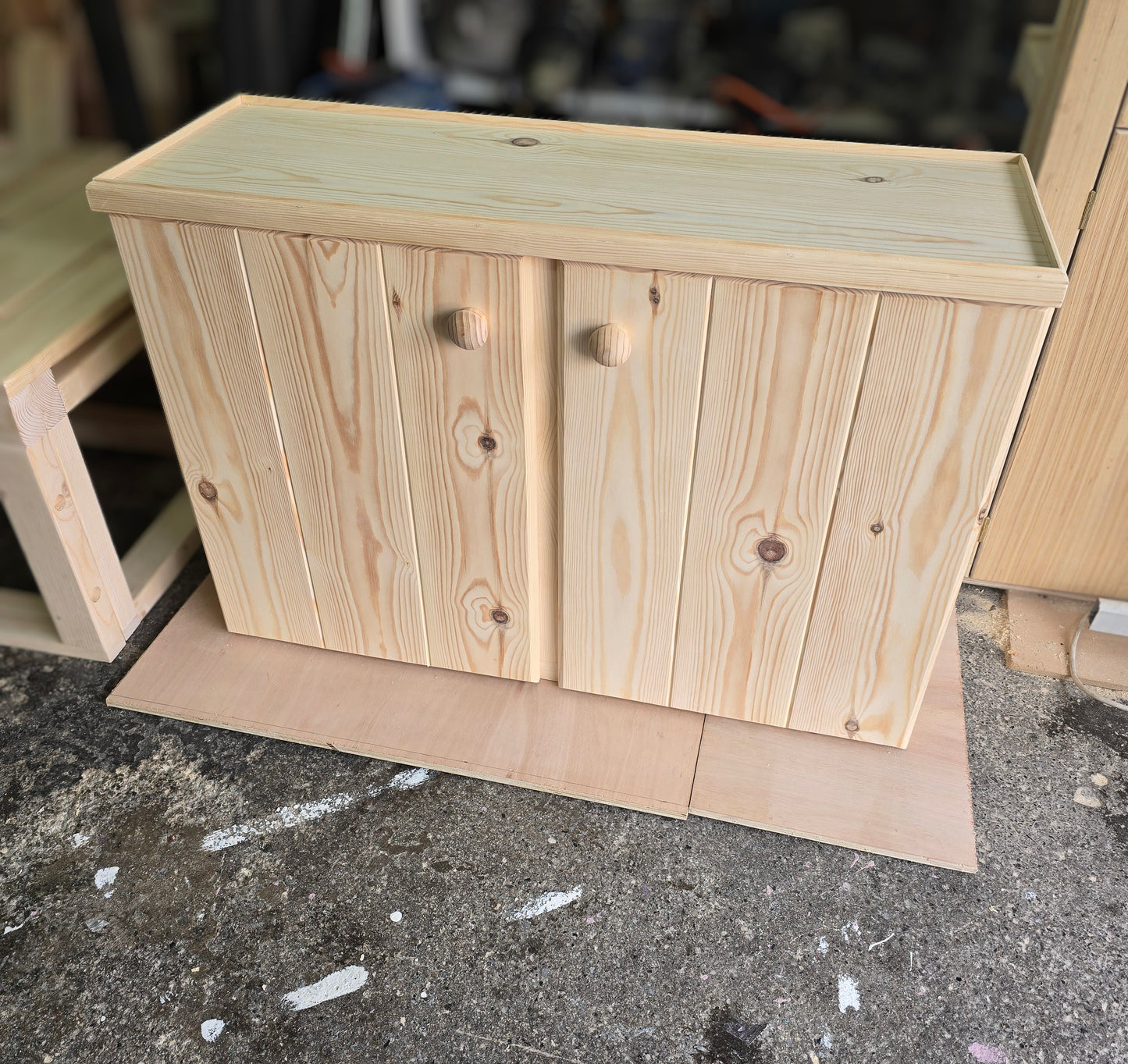 Pine Kitchen Unit for Vans, Campers, Boats and Homes.