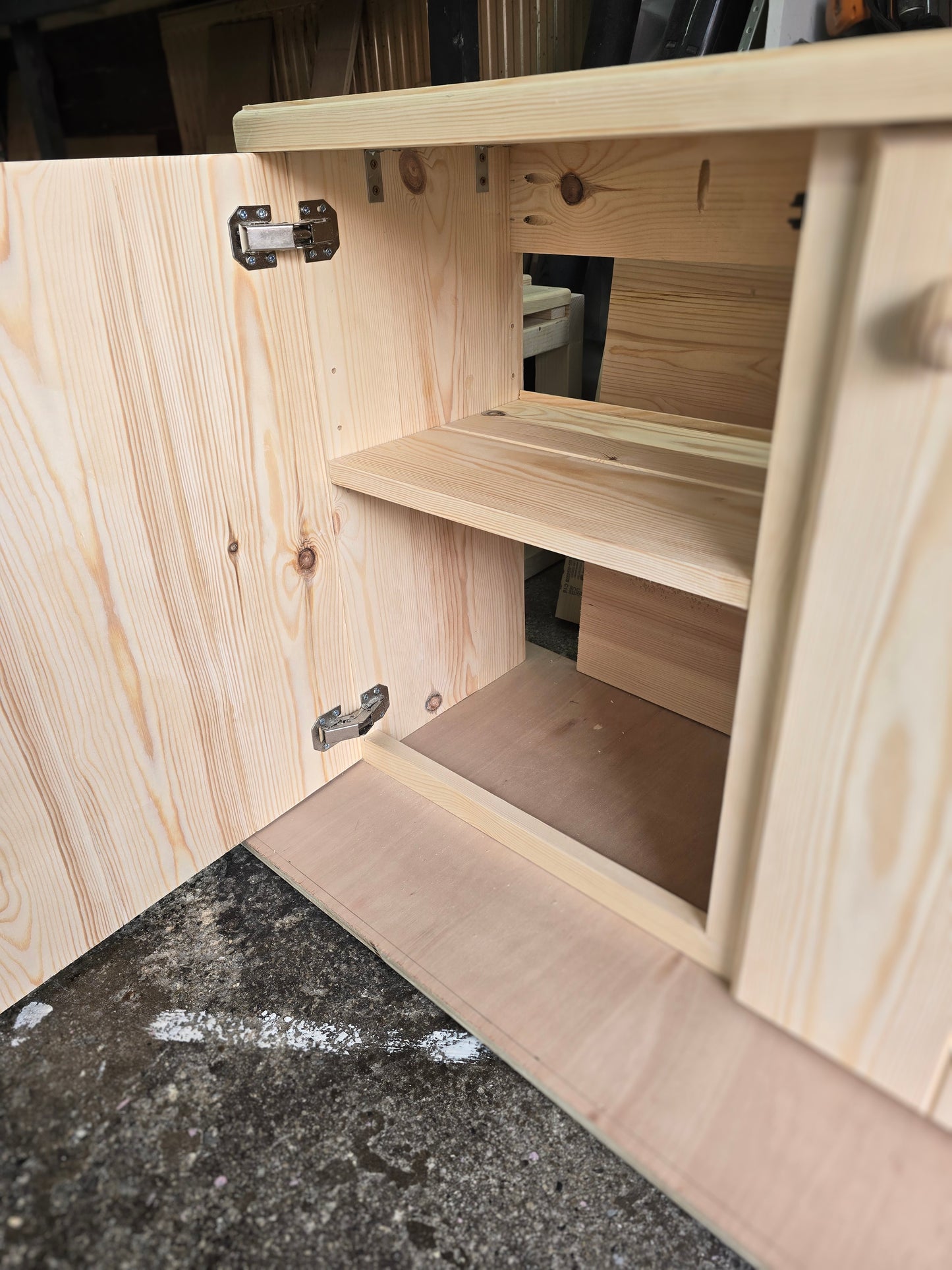 Pine Kitchen Unit for Vans, Campers, Boats and Homes.